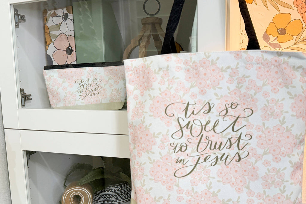 Tis So Sweet Church Bag |Tote Bag for Bible