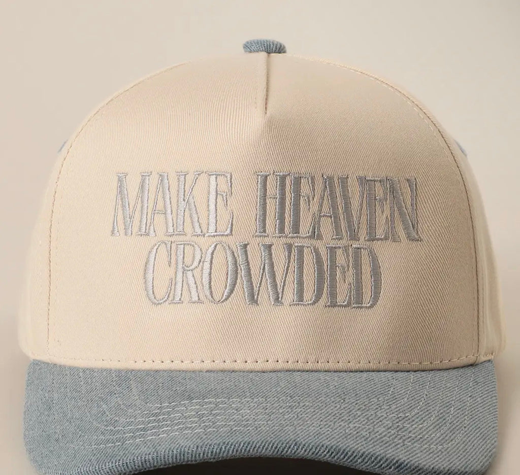 *PRE-ORDER* Make Heaven Crowded Embroidered Baseball Cap