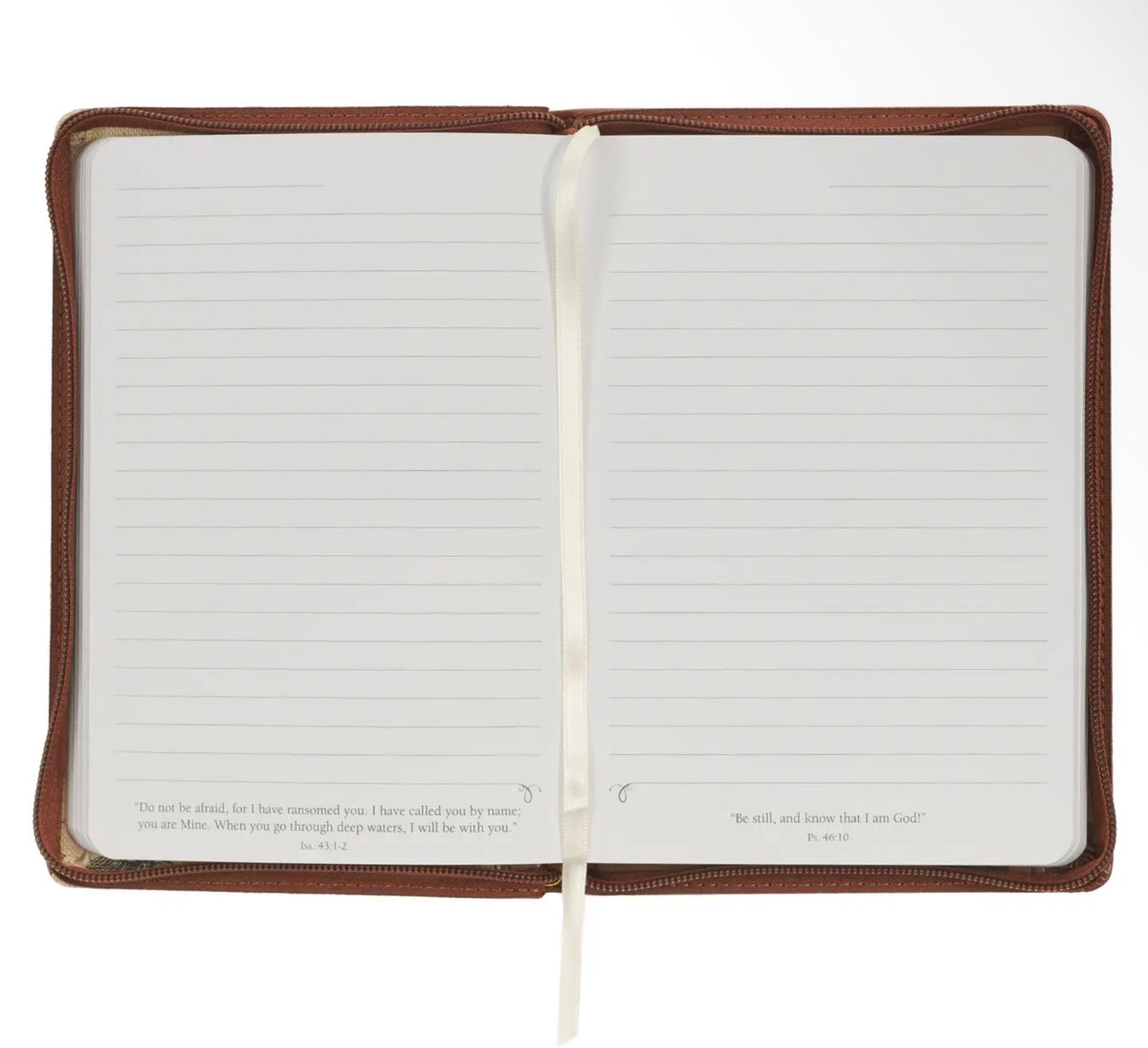 *PRE-ORDER* Amazing Grace Natural Canvas & Brown Faux Leather Journal