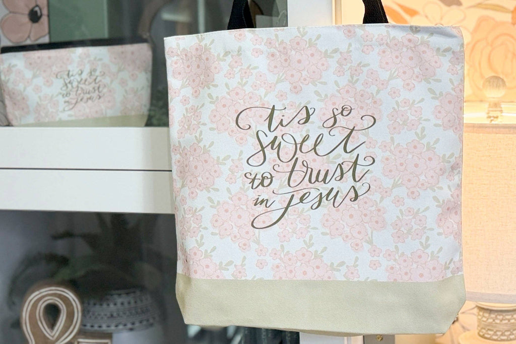 Tis So Sweet Church Bag |Tote Bag for Bible