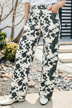 Western Pants Metal Button Full Length Regular Fit Jeans
