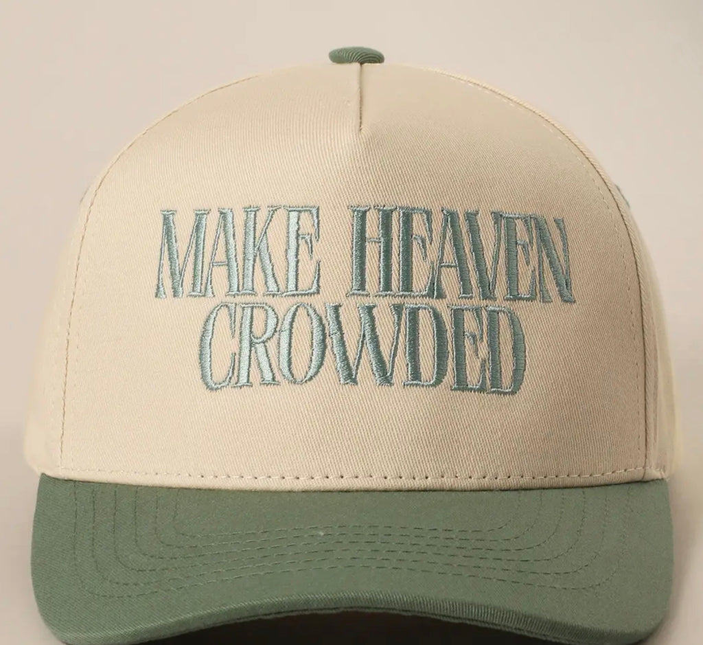 *PRE-ORDER* Make Heaven Crowded Embroidered Baseball Cap