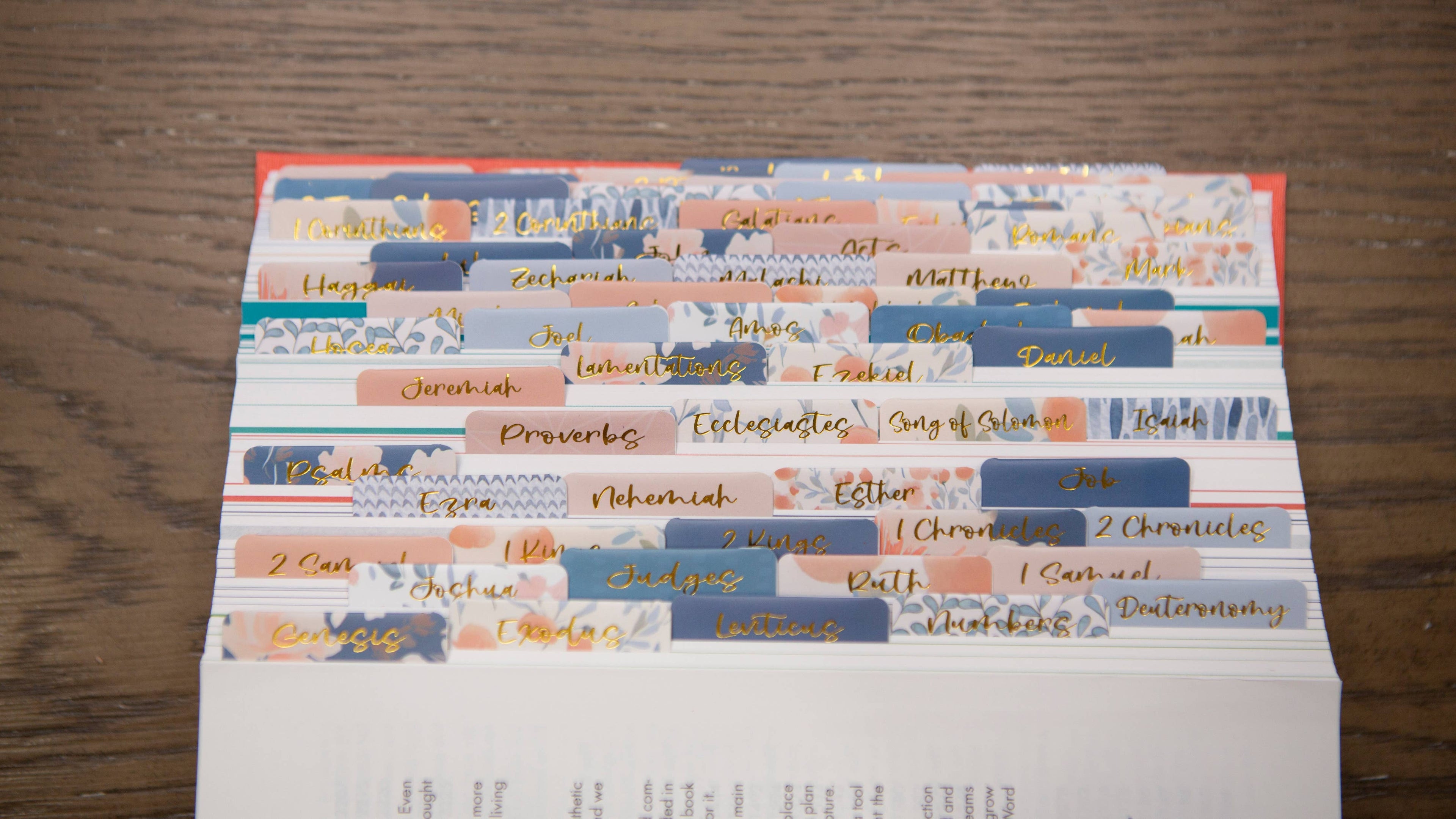 Tabs For Your Bible | Pretty Bible Book Tabs