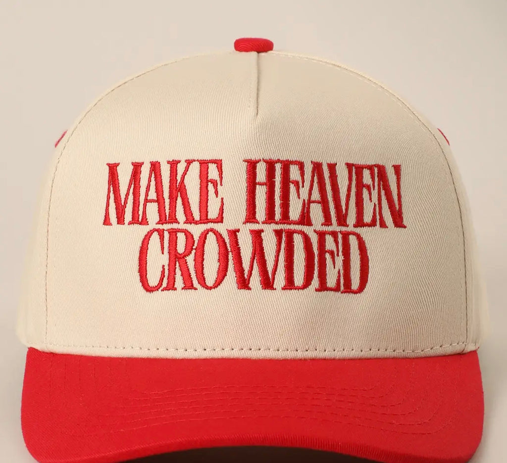 *PRE-ORDER* Make Heaven Crowded Embroidered Baseball Cap