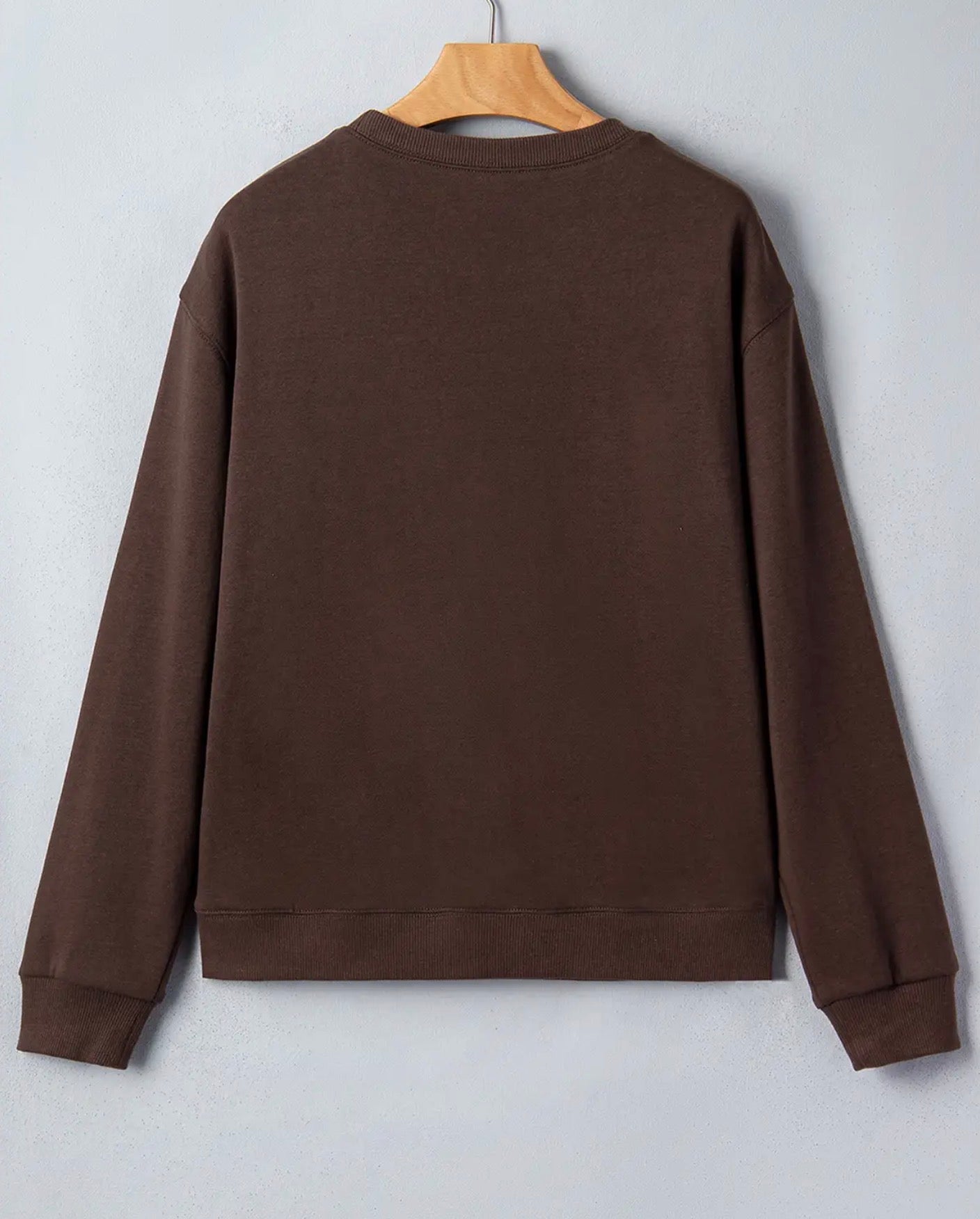 *PRE-ORDER* Pray Patchwork Embroidered Crew Neck Sweatshirt