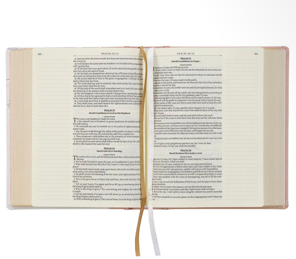 *PRE-ORDER* KJV Note Taking Bible, Pink Floral