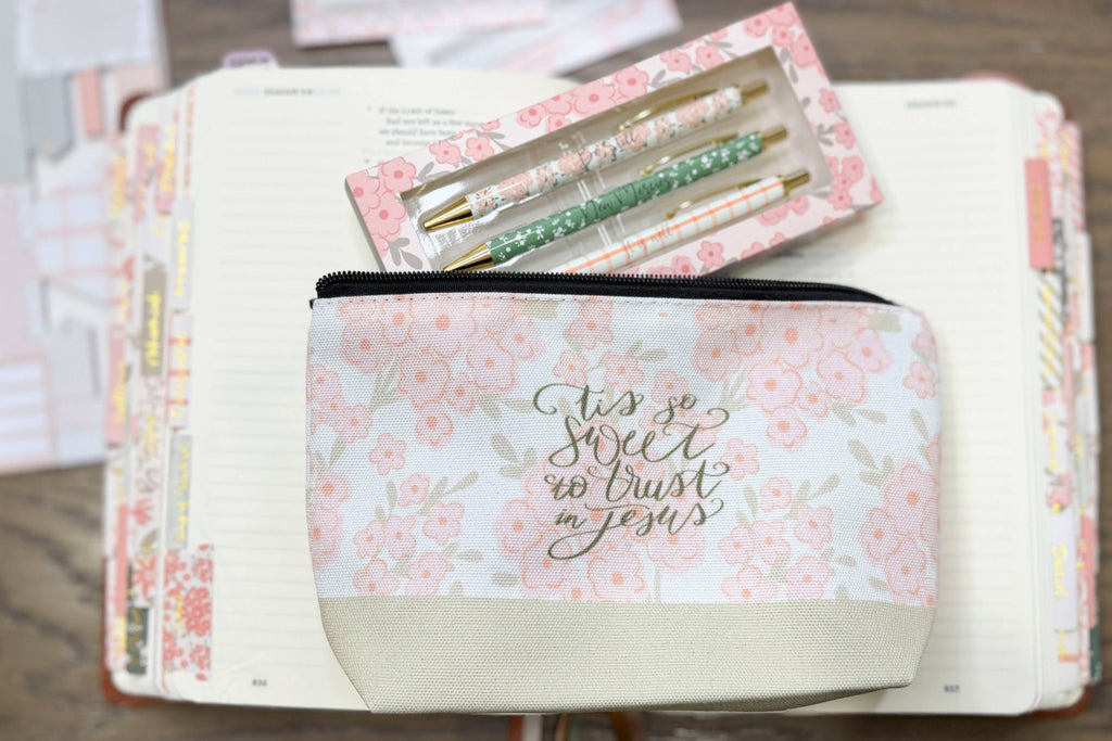 Tis So Sweet Bible Study Pen Pouch | Pencil Case
