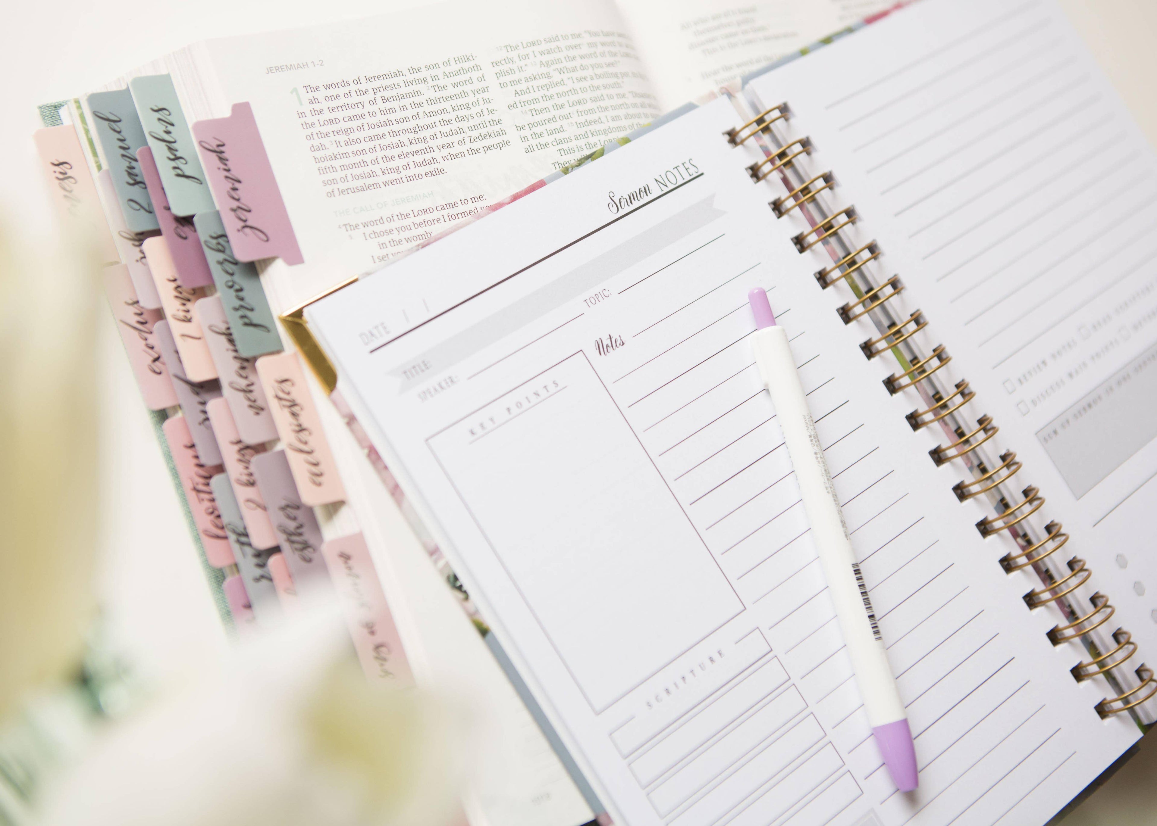 Sermon Notebook | Sermon Notes Journal