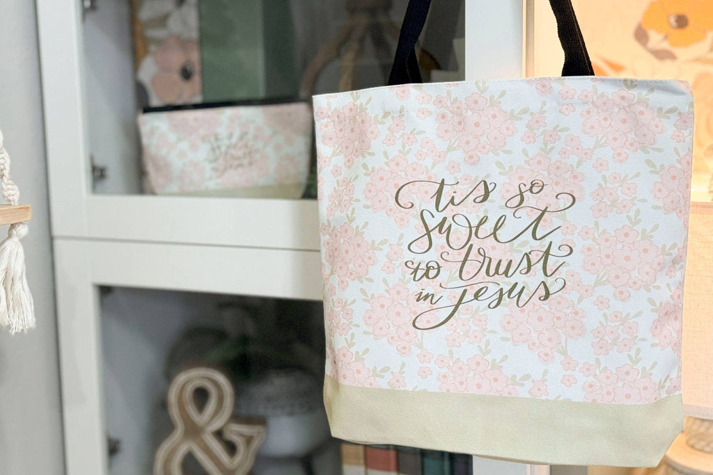 Tis So Sweet Church Bag |Tote Bag for Bible
